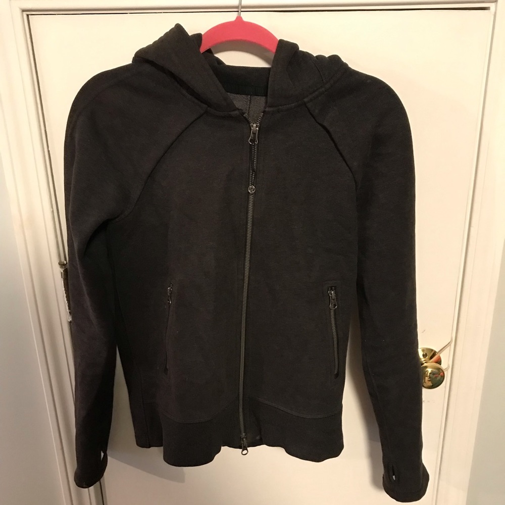 Thick dark grey Lululemon sweater